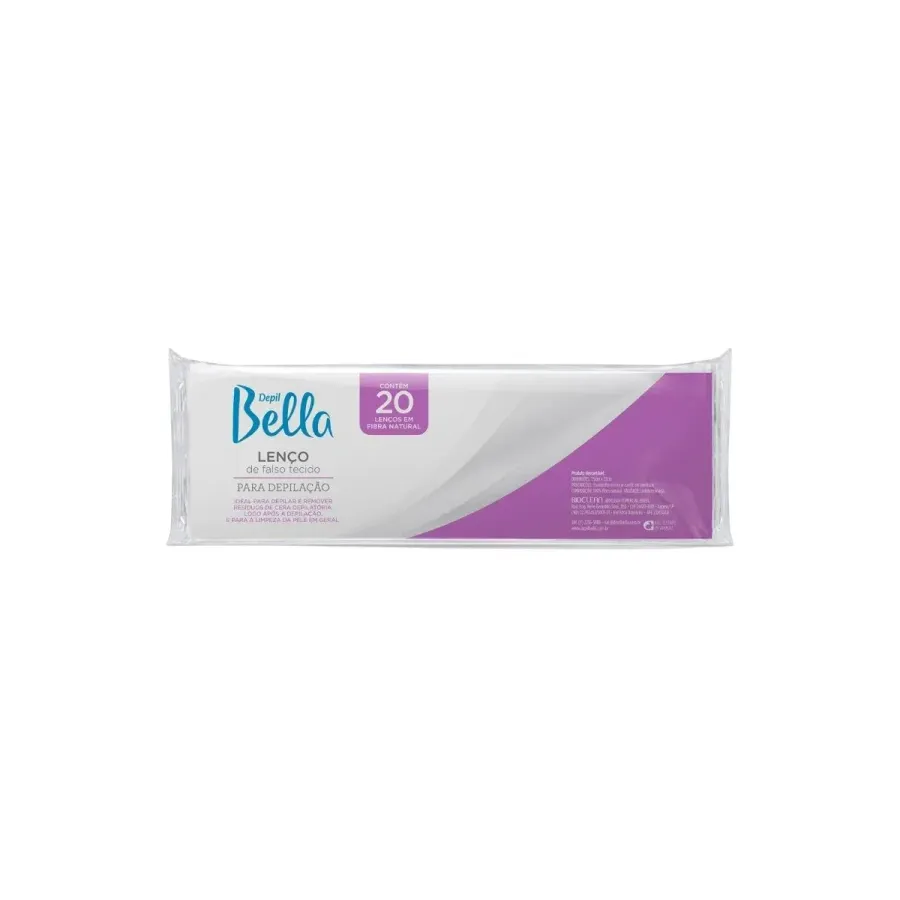 Depil Bella Lenços para Depilação 20 Unidades