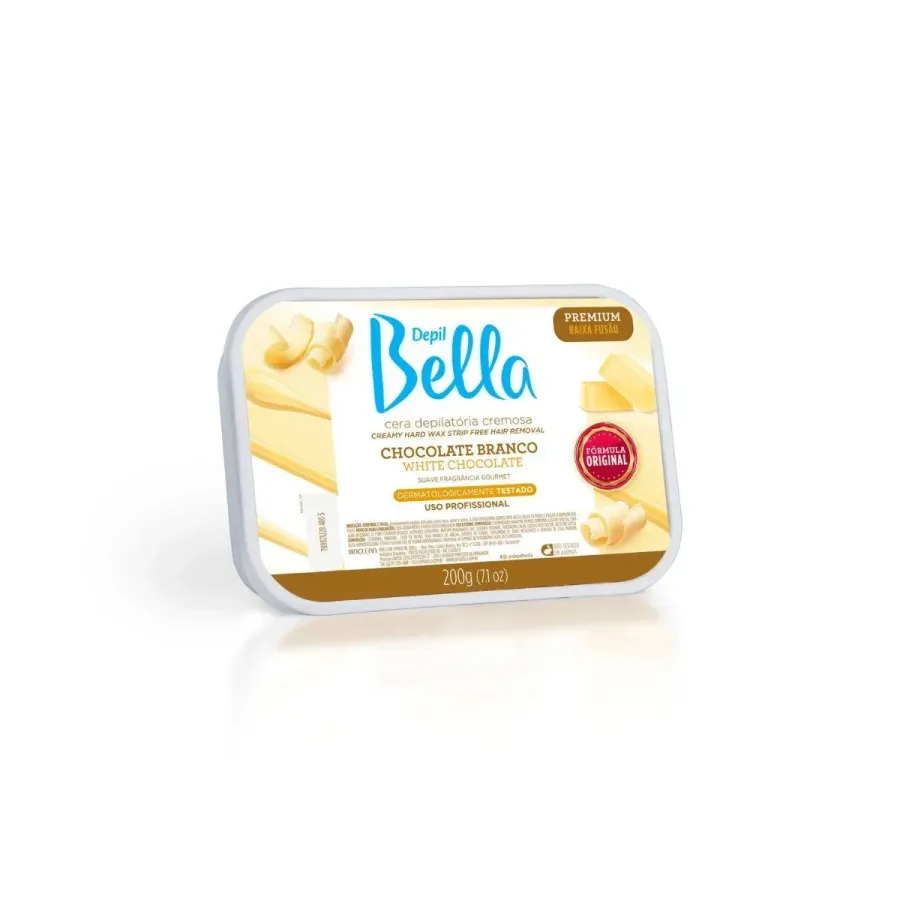 DEPILBELLA - CERA QUENTE 200G CHOC BRANCO
