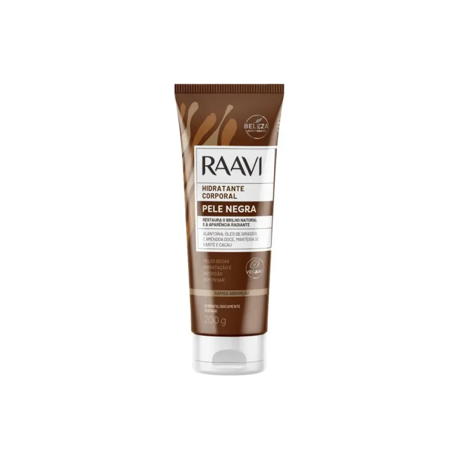 DEPILBELLA - RAAVI HIDR PELE NEGRA 200G