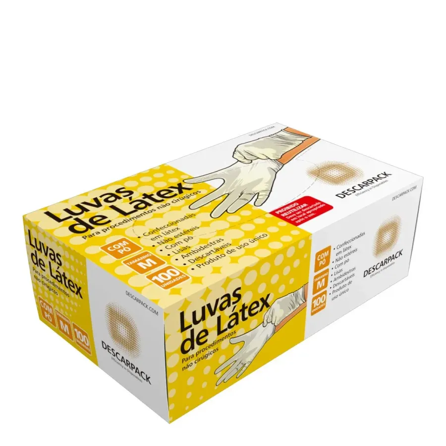 Luvas de Procedimento Descarpack M 100 Unidades