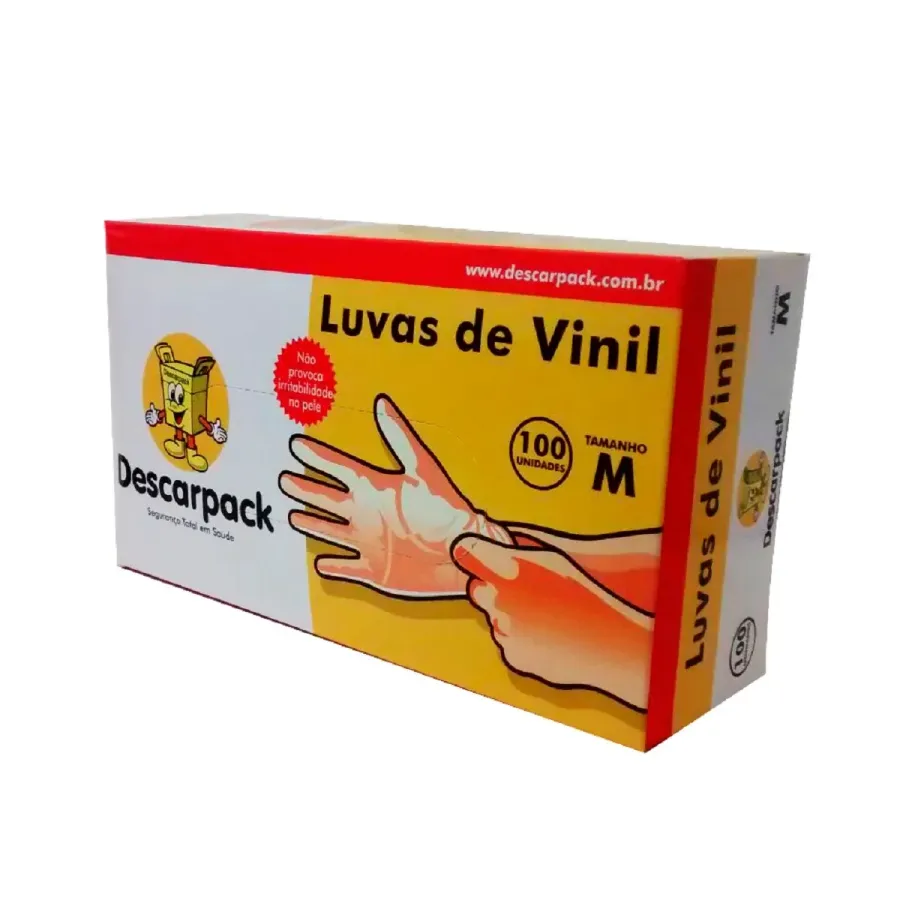 DESCARPACK (IN) LUVAS DE VINIL M C/100 C