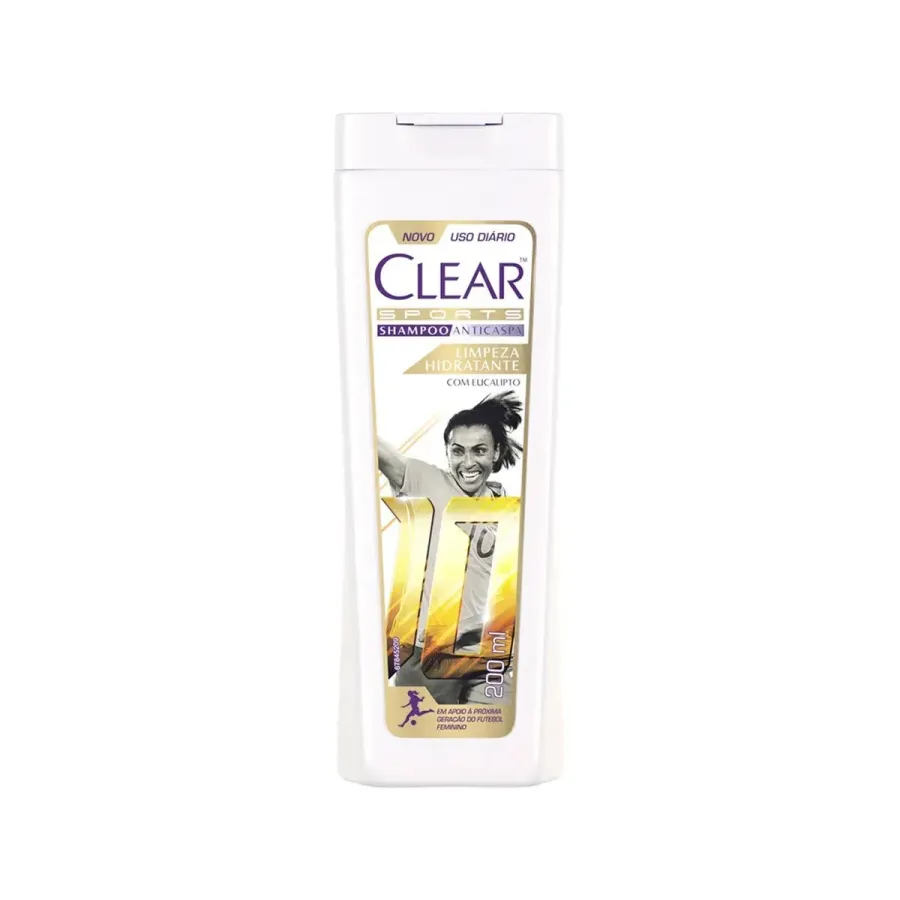 Shampoo Anticaspa Clear Women Limpeza Hidratante 200ml