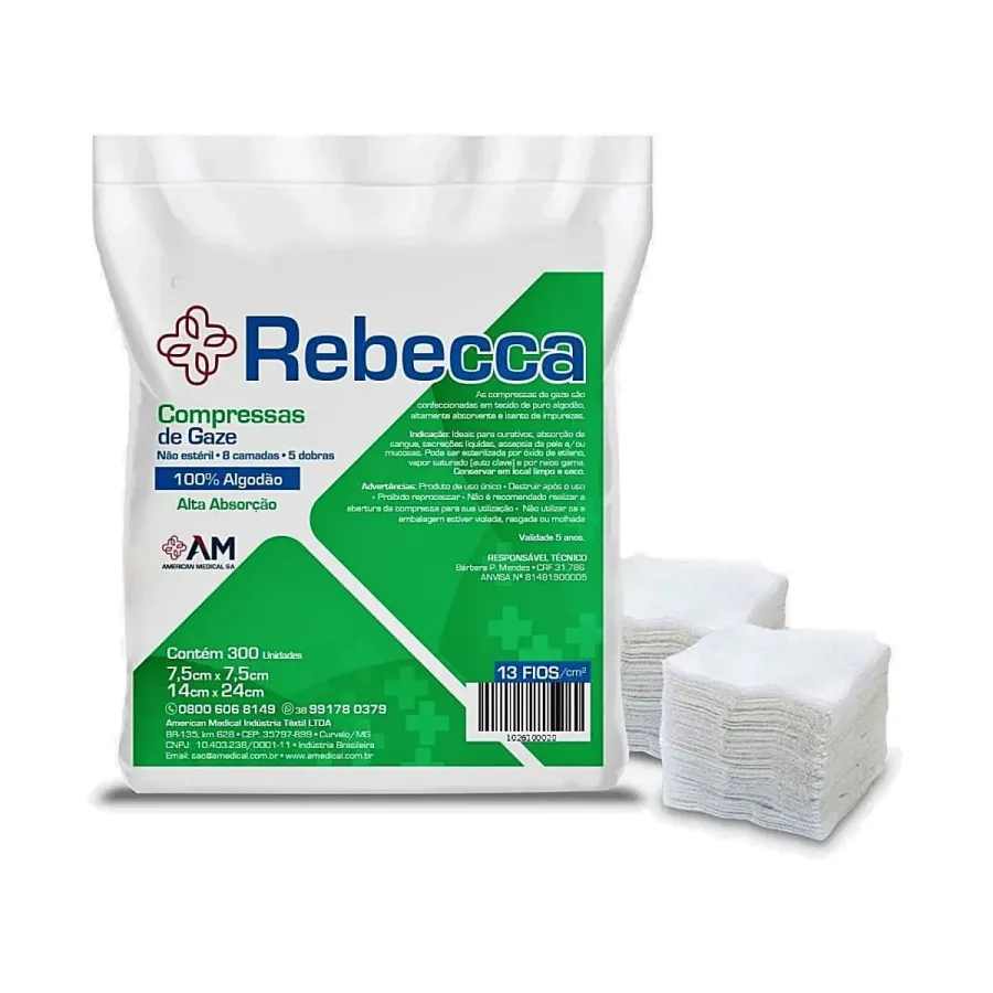 COMPRESSA DE GAZE 500UN REBECA