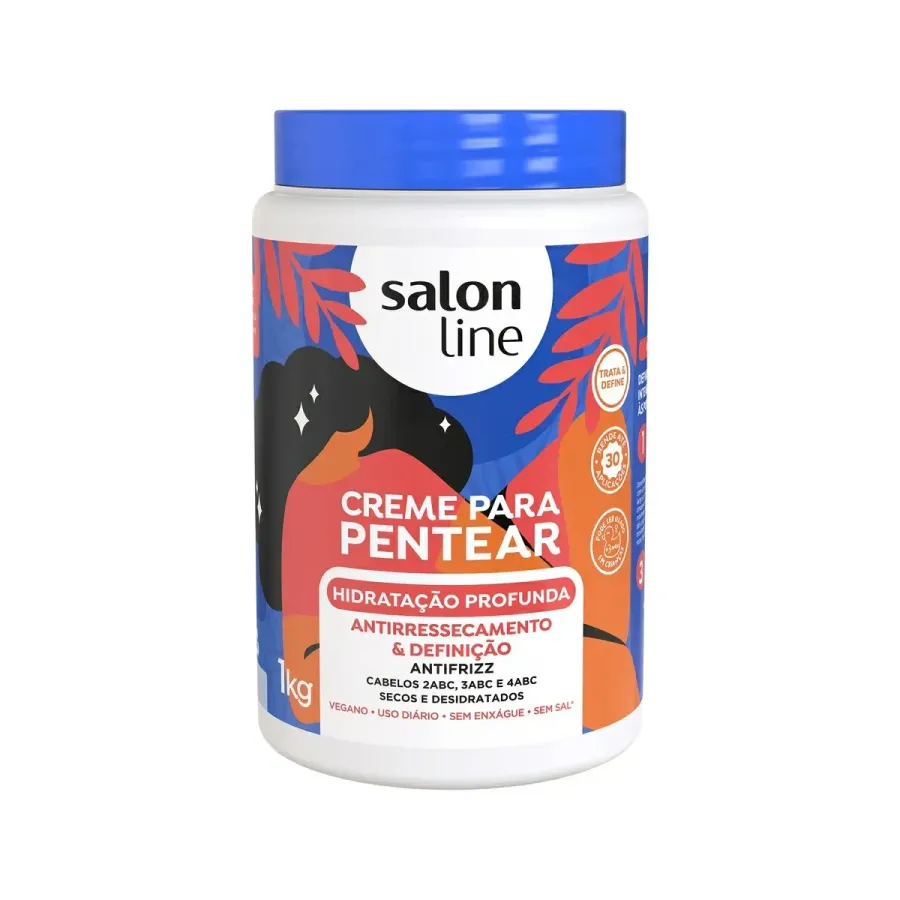CR.PENT SALON LINE 1KG RED VOL HID PR.