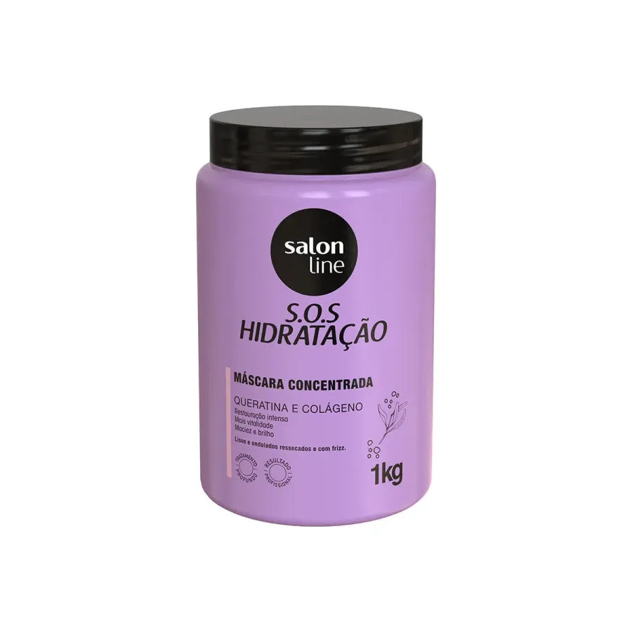 MASC SALON LINE 1KG HIDRATAÇAO BIO RECONTRUÇAO