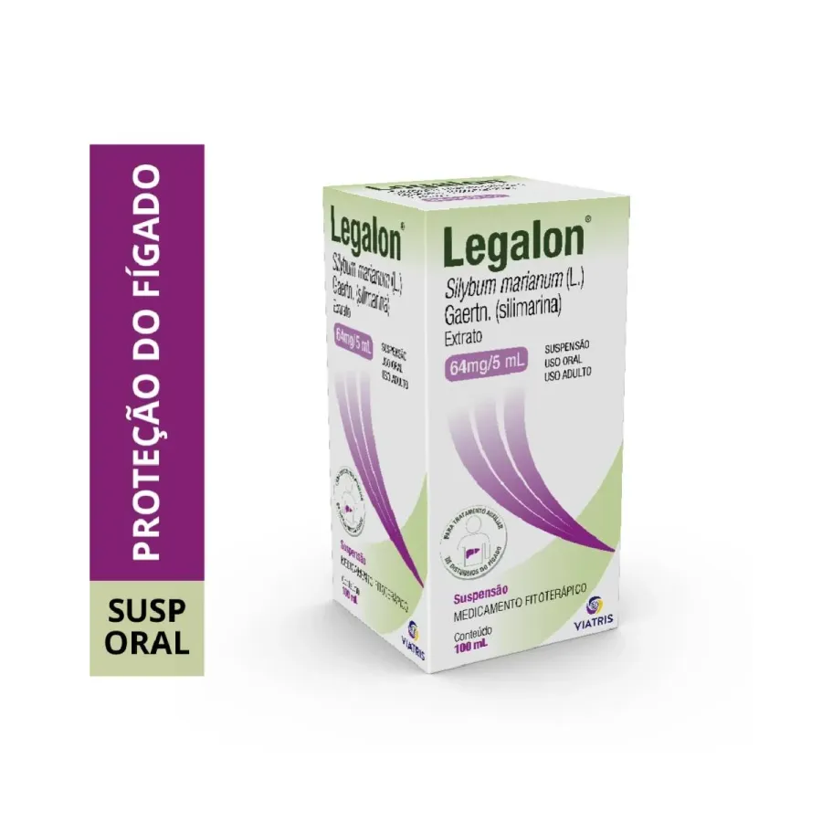Hepatoprotetor Legalon 64mg/5ml 100ml Suspensão Oral