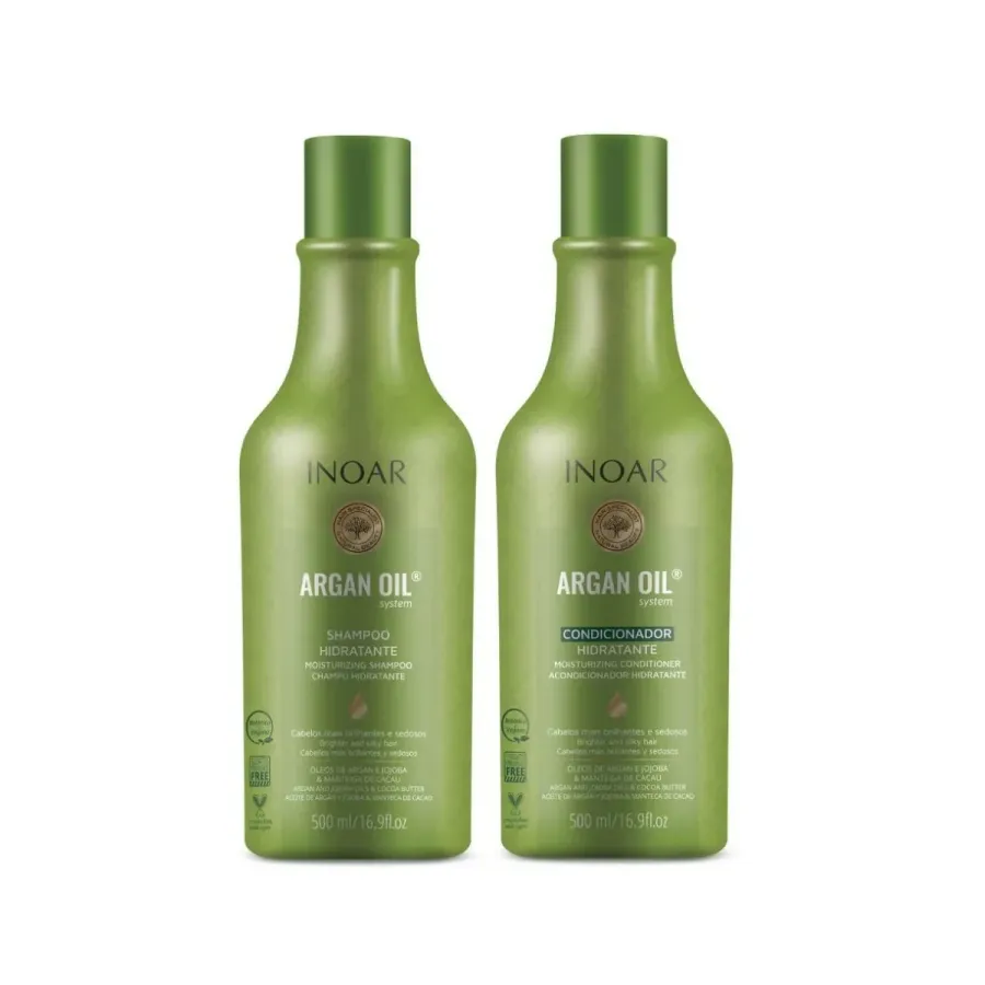 KIT INOAR SH+COND 500ML ARGAN