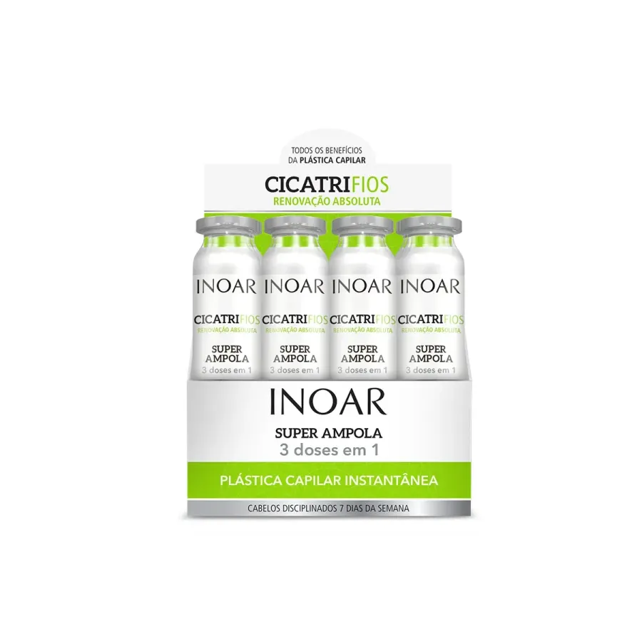 AMPOLA CAPILAR INOAR 45ML CICATRIFIOS