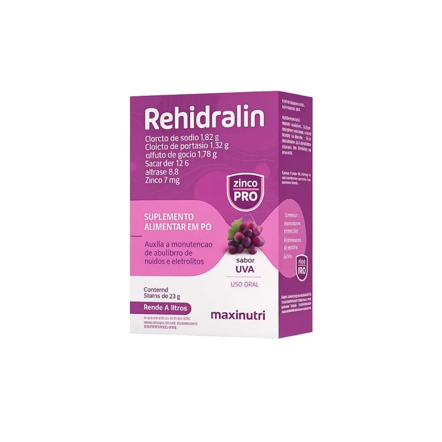 REHIDRALIN SABOR UVA C/4ENVELOPES