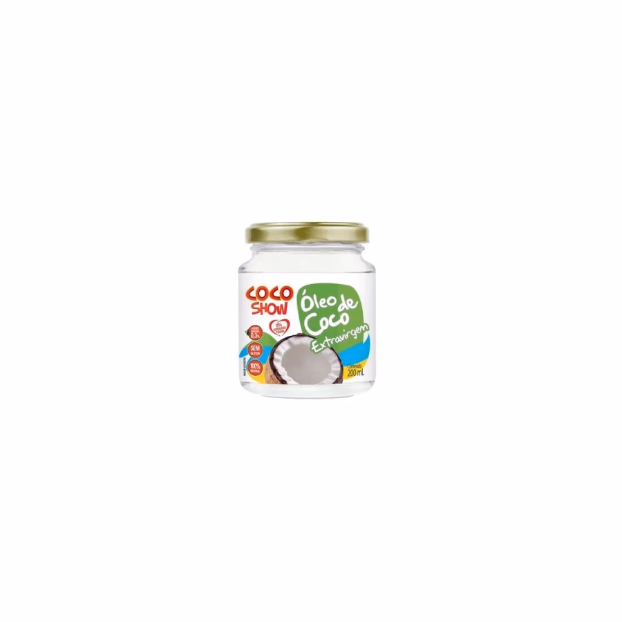 OLEO DE COCO EXTRAVIRGEM COCO SHOW 200ML