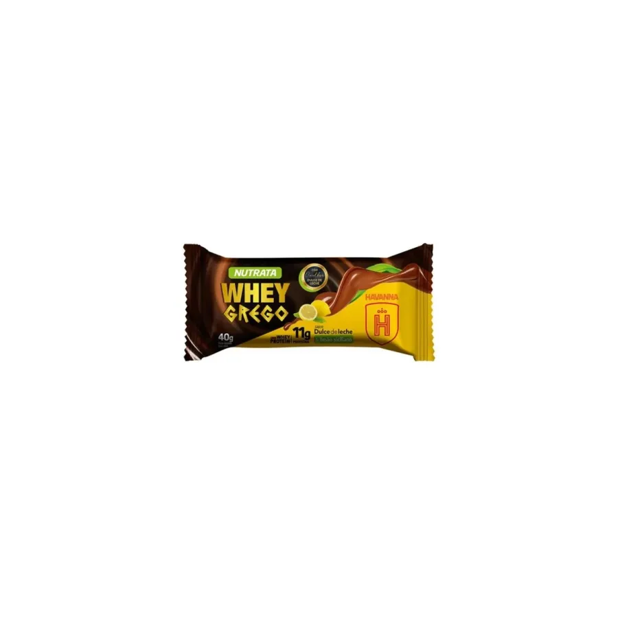 Barra Whey Grego Havanna Doce Leite 40g