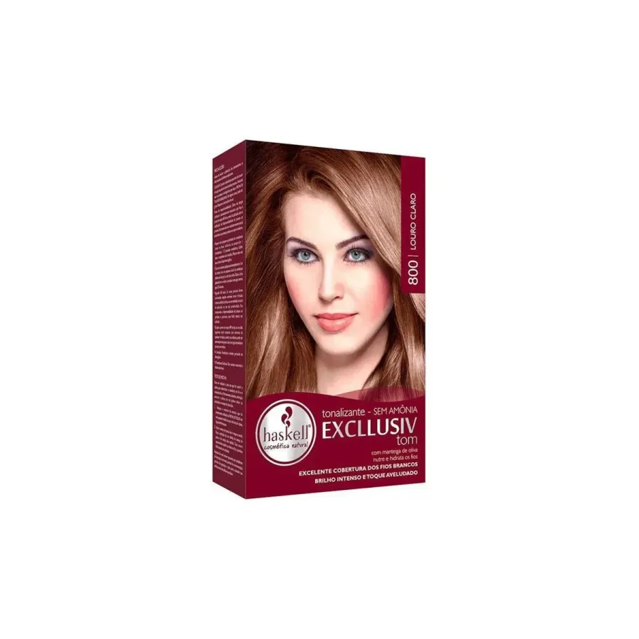 Tonalizante Haskell Excllusiv Color 800 Louro Claro
