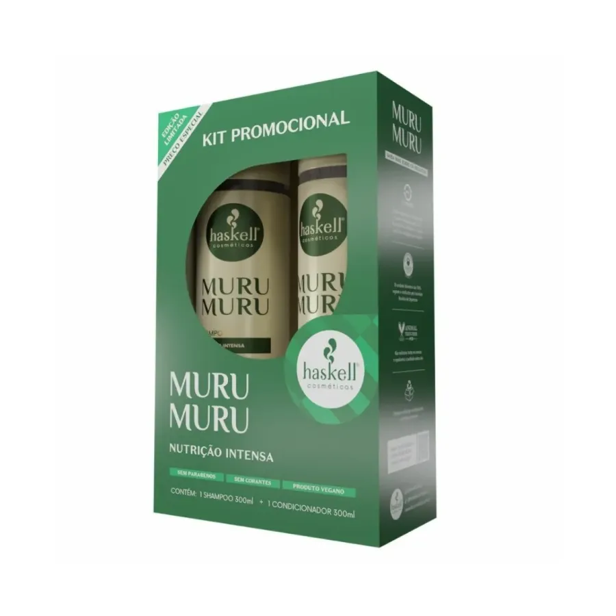 Kit Haskell Murumuru Shampoo + Condicionador 300ml Cada