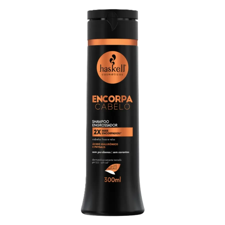 Shampoo Haskell Encorpa Cabelo Volume e Densidade 300ml