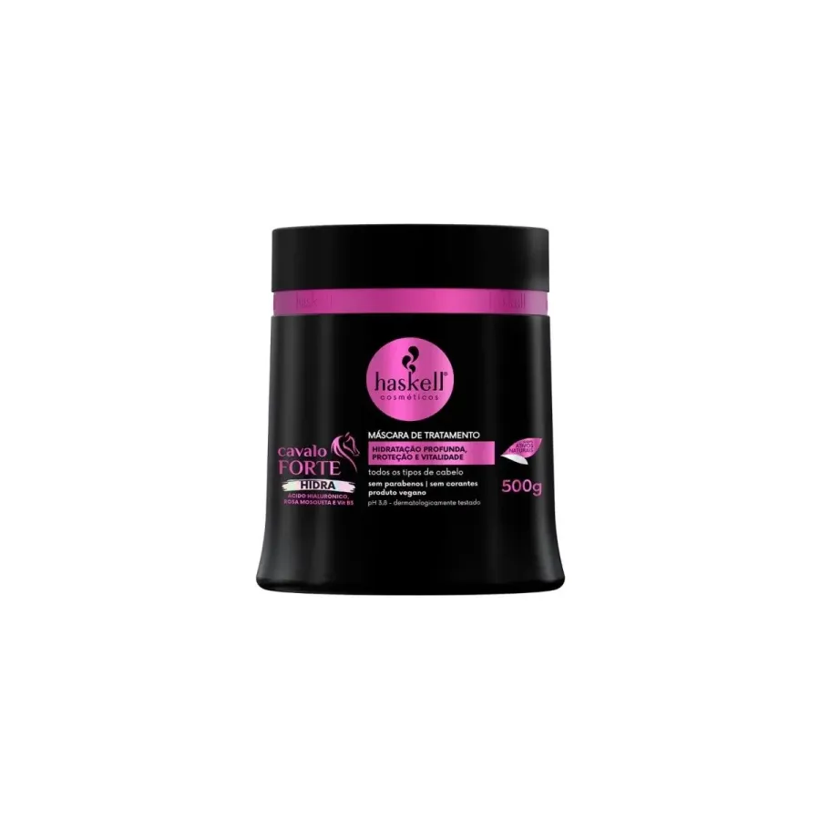 Máscara Haskell Cavalo Forte Hidra Hidratação Força 500g