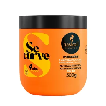 Máscara Haskell Se Curve 3 Manteigas Low Poo 500g