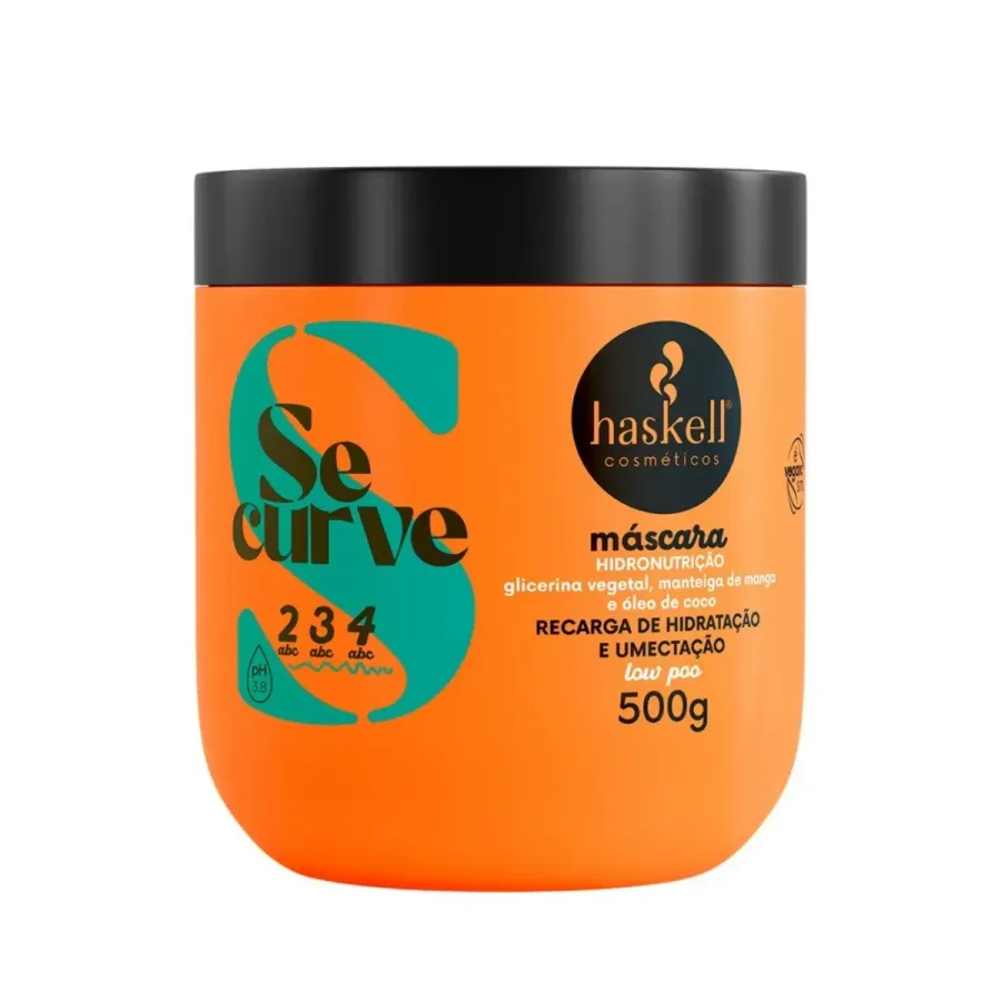 Máscara Haskell Se Curve Hidronutrição Low Poo 500g