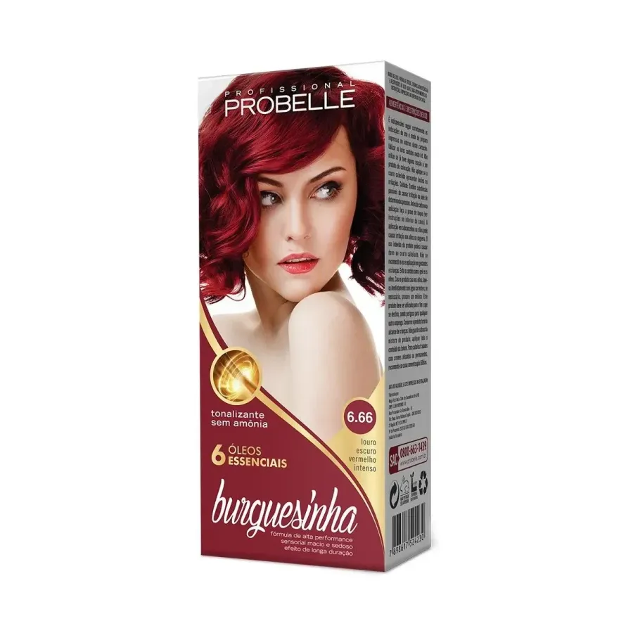 Coloração Probelle Burguesinha 6.66 50ml
