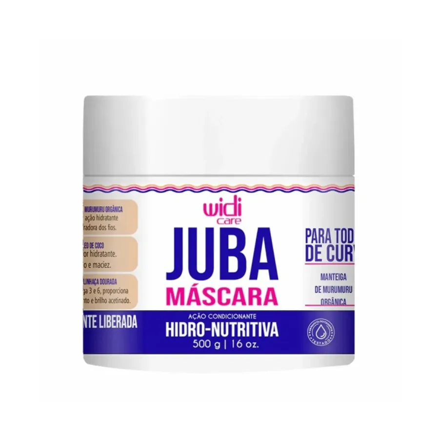 Máscara Capilar Hidro-Nutritiva Widi Care Juba 500g