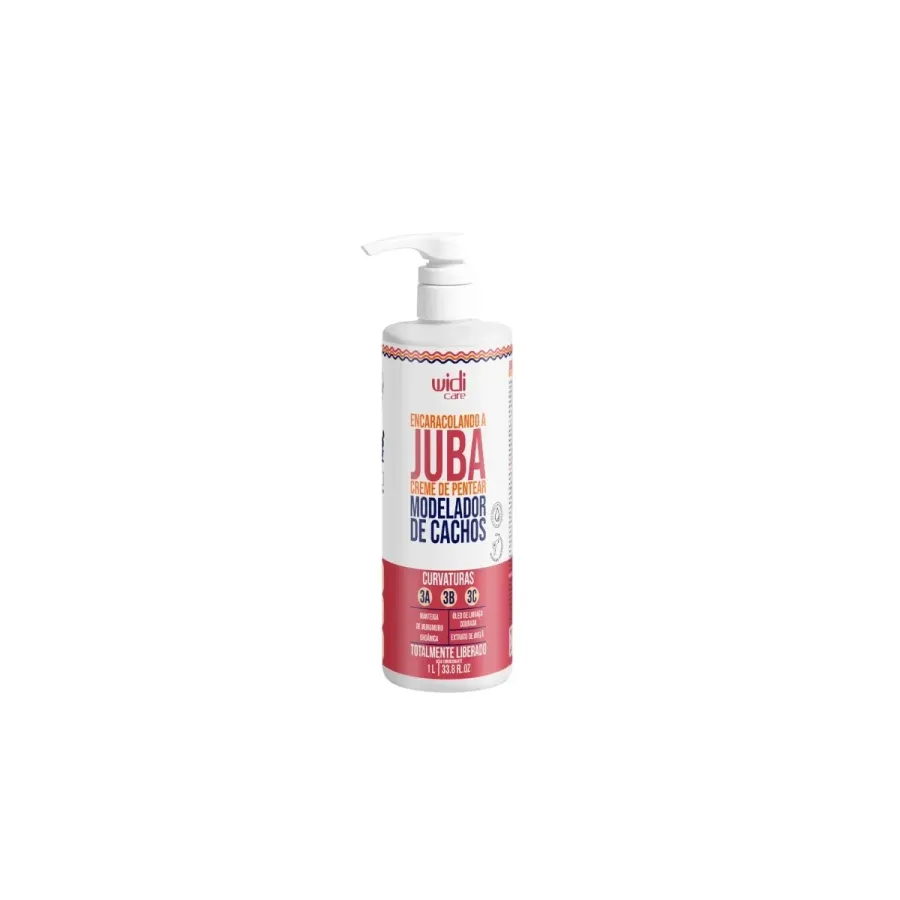 Encaracolando a Juba Creme de Pentear Widi 1 Litro 1000ml