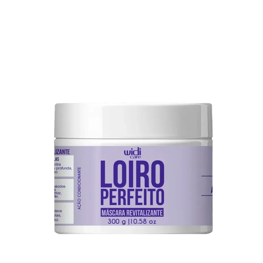 Máscara Widi Care Revitalizante Loiro Perfeito Condicionante 300g