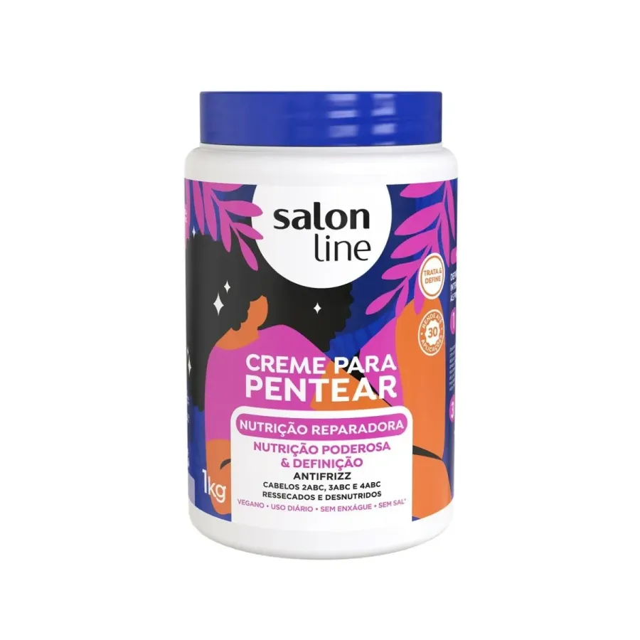 Creme para Pentear Salon Line Nutrição Reparadora 1kg