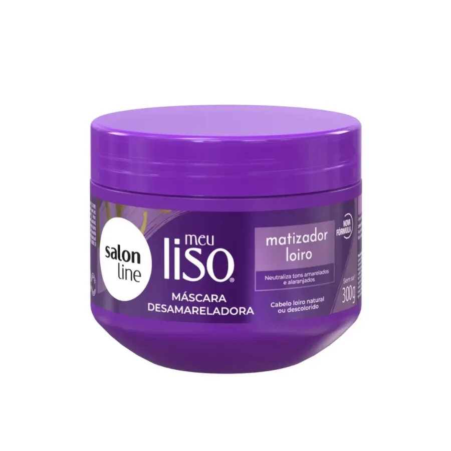Máscara de Hidratação Salon Line Meu Liso Matizadora Loiro 300g