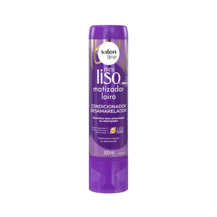 Condicionador Salon Line Meu Liso Matizador Loiro 300ml