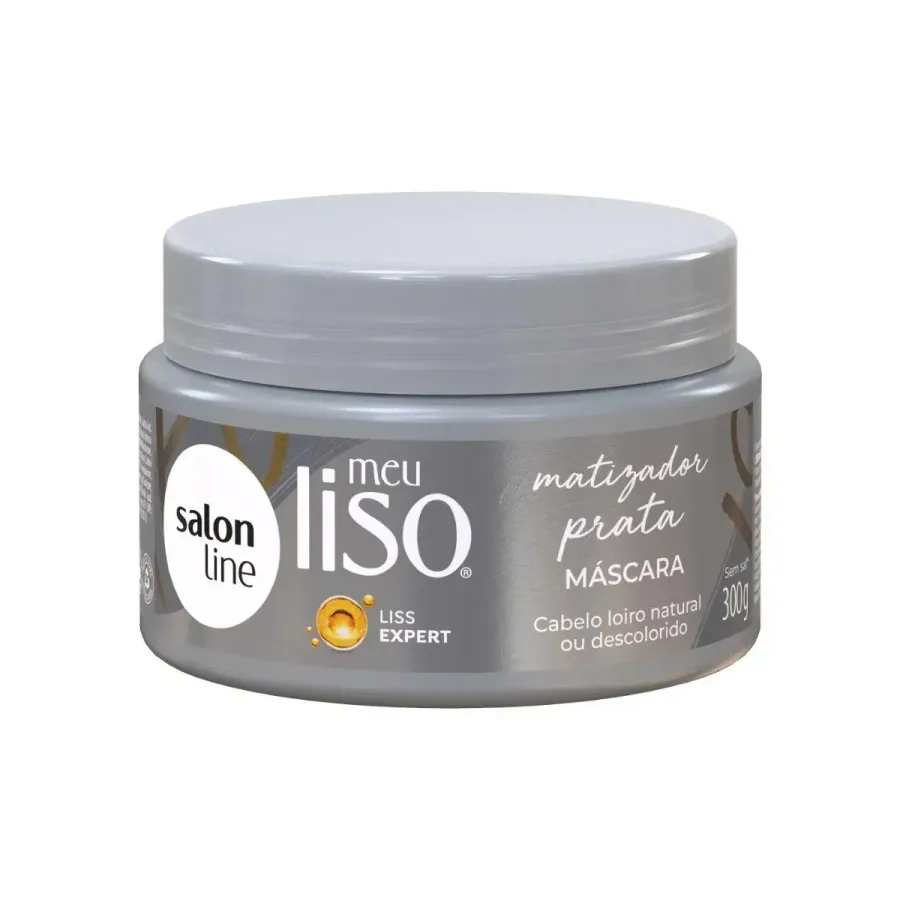 Máscara S.line Prata Meu Liso #loiropratead