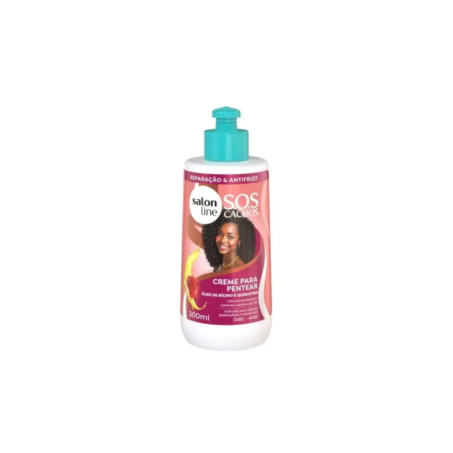 Creme Salon Line Sos Óleo de Rícino e Queratina 300ml