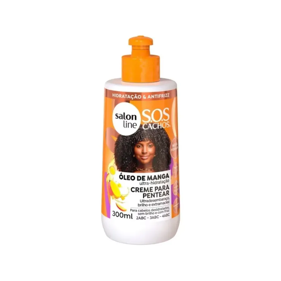 Creme de Pentear Salon Line Sos Cachos Oleo de Manga 300ml