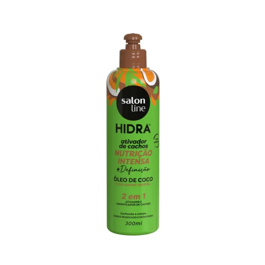 ATIVADOR DE CACHOS SALON LINE 300ML ORIGINAL
