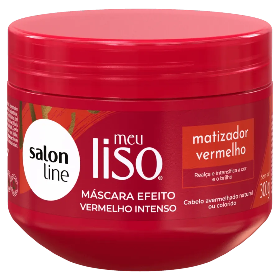 MASC SALON LINE 300G MEU LISO SUPER VERMELHO