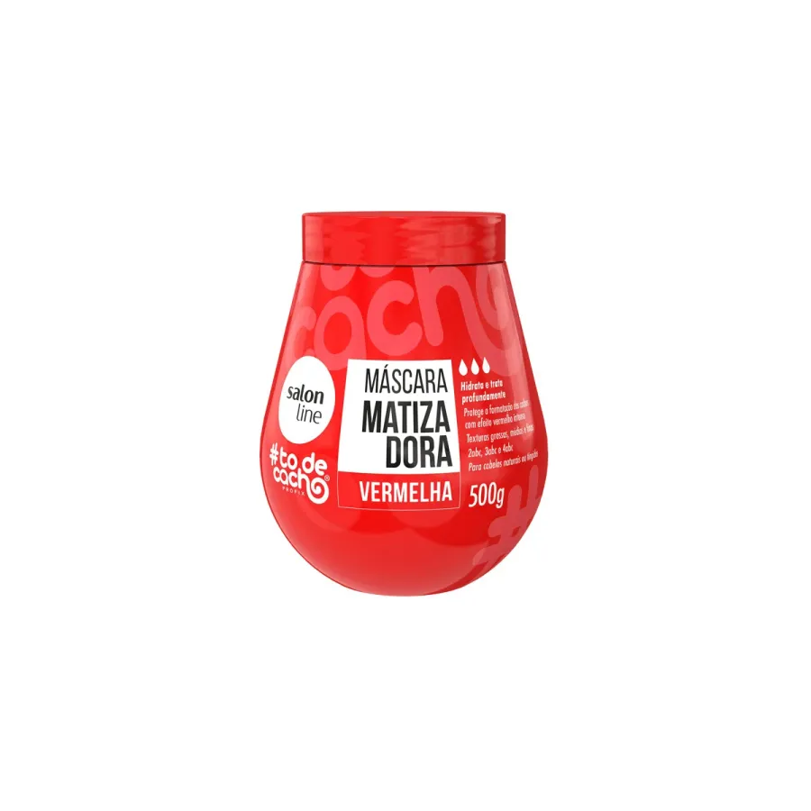 MASC SALON LINE 500G MAIONESE MATIZADORA VERMELHA