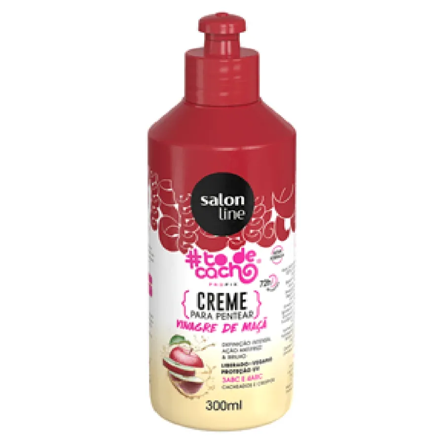 CR DE PENTEAR SALON LINE 300ML TODECACHO VINAGRE DE MACA