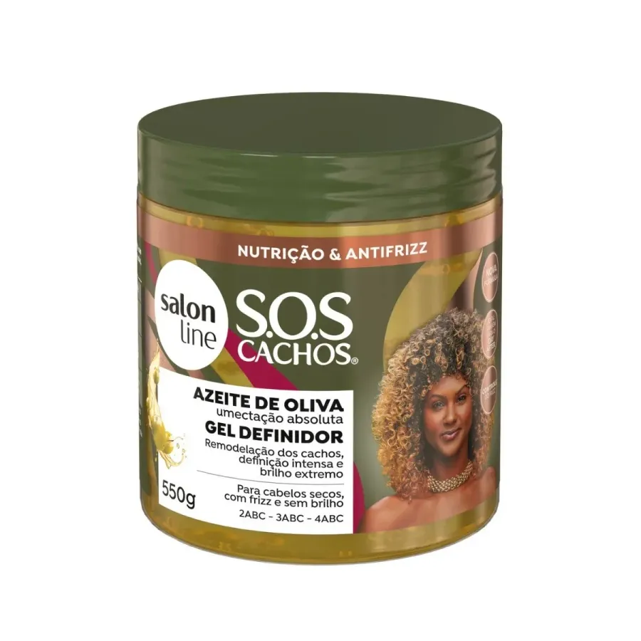 Gel Definidor Salon Line Azeite de Oliva 550g