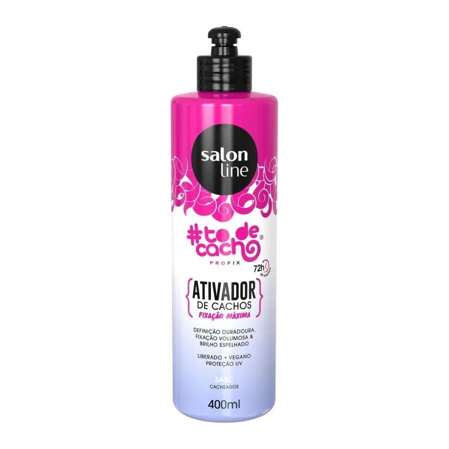 ATIVADOR DE CACHOS SALON LINE 400ML TODECACHOS 3ABC
