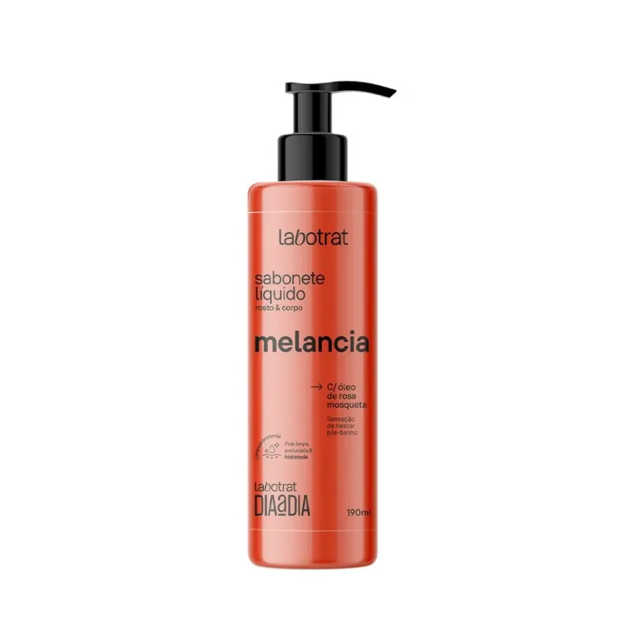 Sabonete Líquido Corporal e Facial Labotrat Dia a Dia Melancia 190ml