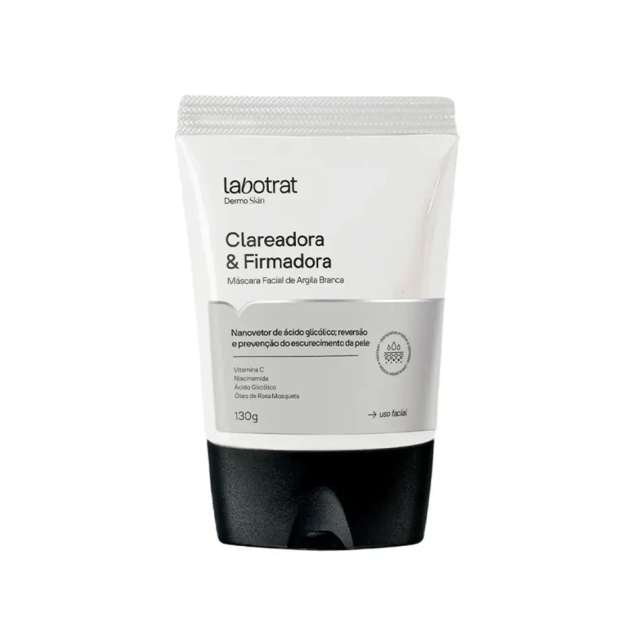 Máscara Facial de Argila Branca Labotrat Clareadora & Firmadora 130g