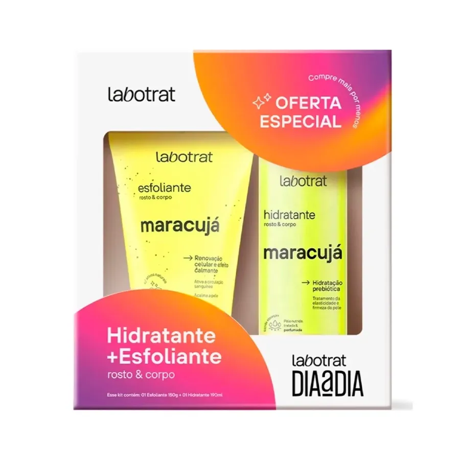 Kit Dia& Dia Hidrat+ Esfol Maracuja