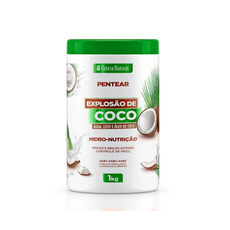 Creme para Pentear Beleza Natural Hidro-Nutrição Explosão de Coco 1kg
