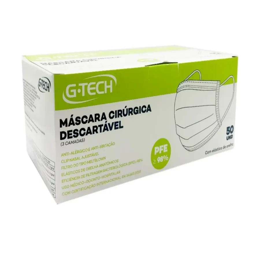 MASCARA DESCARTAVEL GTECH C/50UND