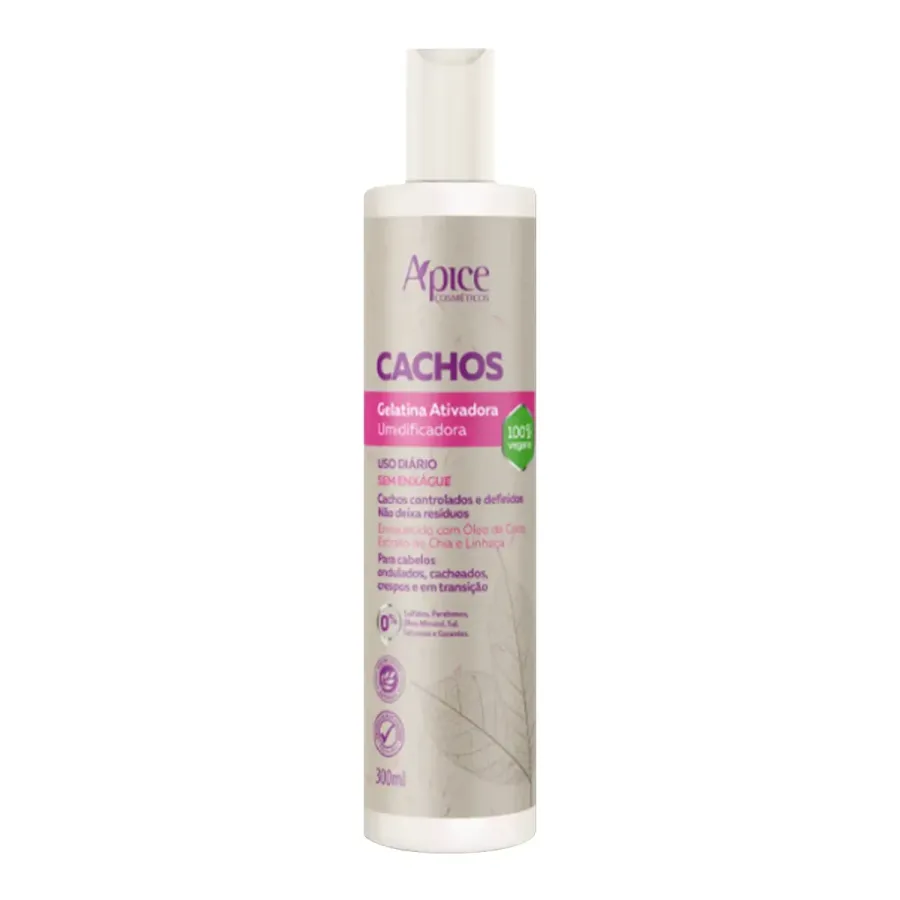 Gelatina Ativadora Apice Cosméticos Cachos 300ml