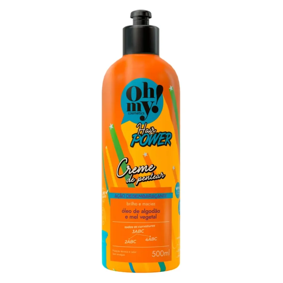 Creme de Pentear Oh My Hair Power Ação Desembaraçante 500ml