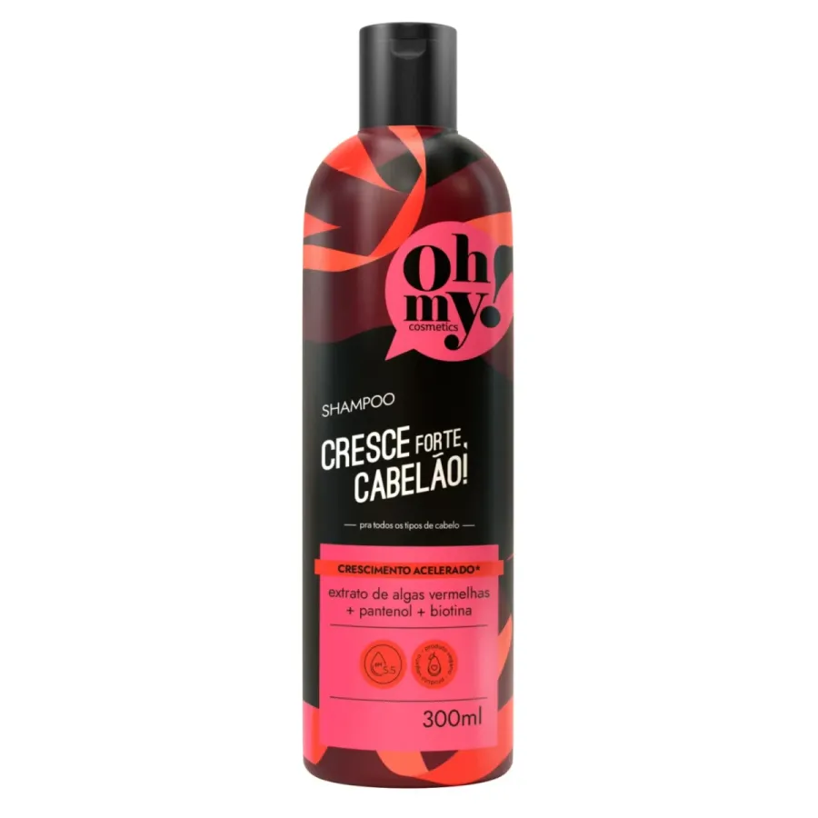 Shampoo Oh My Cresce Forte, Cabelão! 300ml