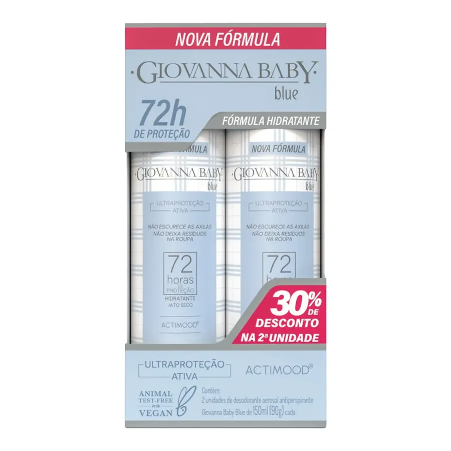 DESODORANTE AERO GIOVANA BABY 150ML BLUE+1