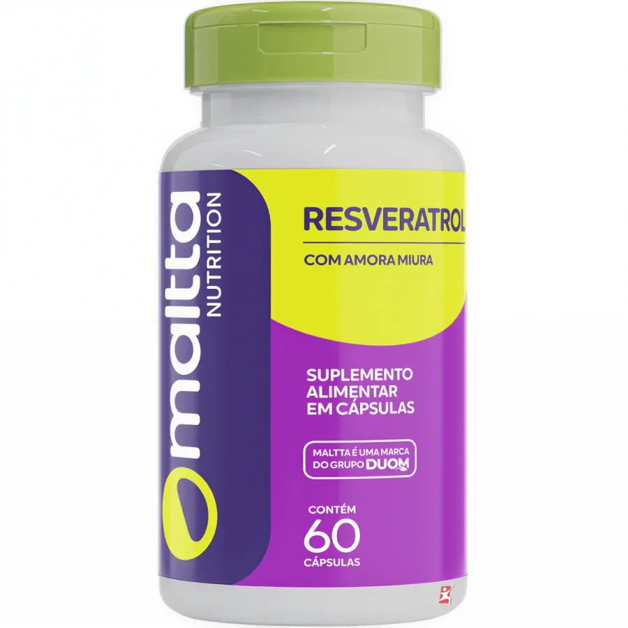 Resveratrol com Amora Miura Saúde da Mulher 60 Cápsulas – Maltta Nutrition