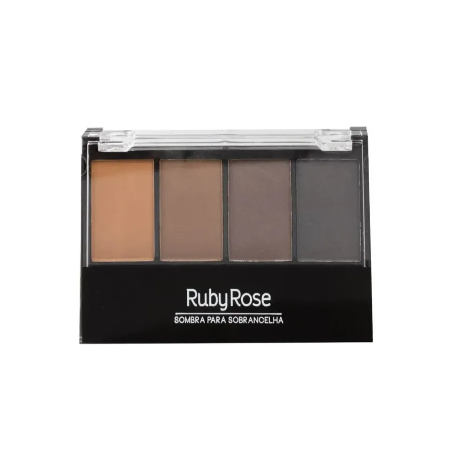 Sombra para Sobrancelha Ruby Rose Hb F57 - 4 Cores