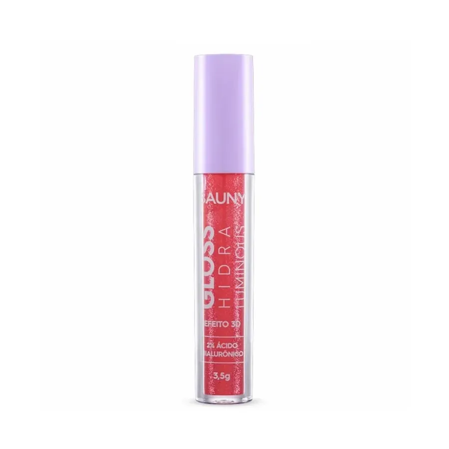 Gloss Labial Bauny Hidra Luminous Cor Chic Peach 3,5g