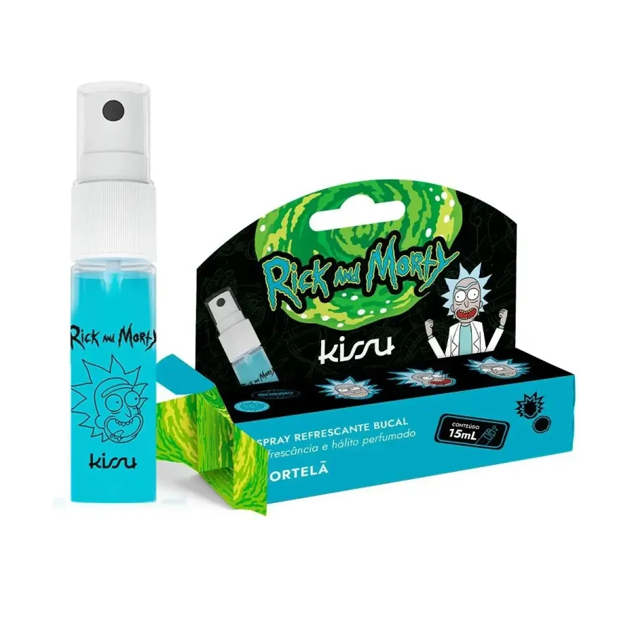 Spray Bucal Kissu Hortela Rick And Morty